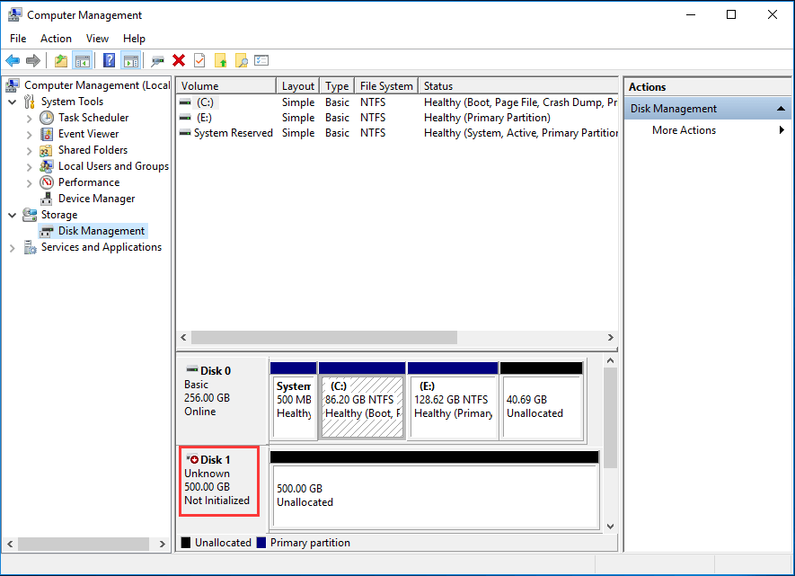 Recover Data from Unknown Disks
